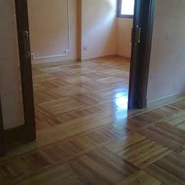 Tarimas Utrilla piso con barnizado
